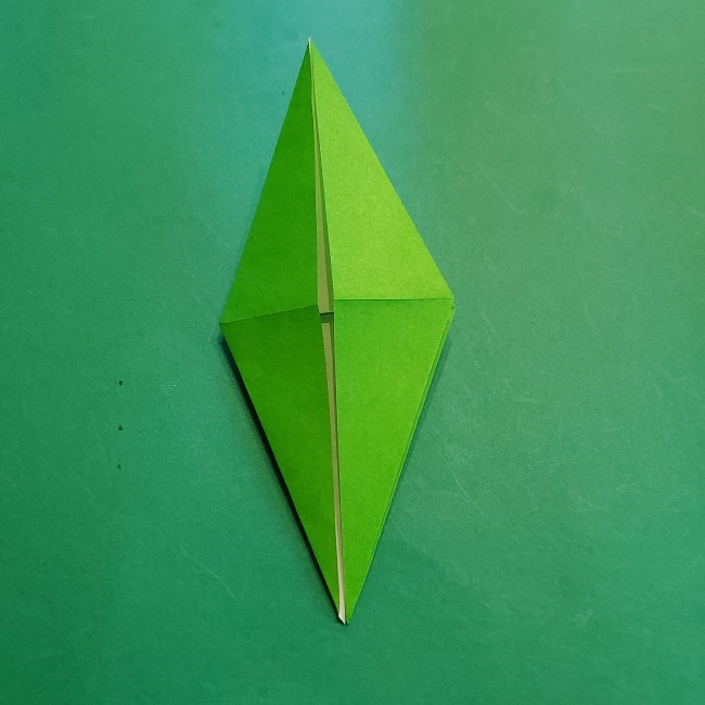折り紙の【竹の葉】折り方 (18)