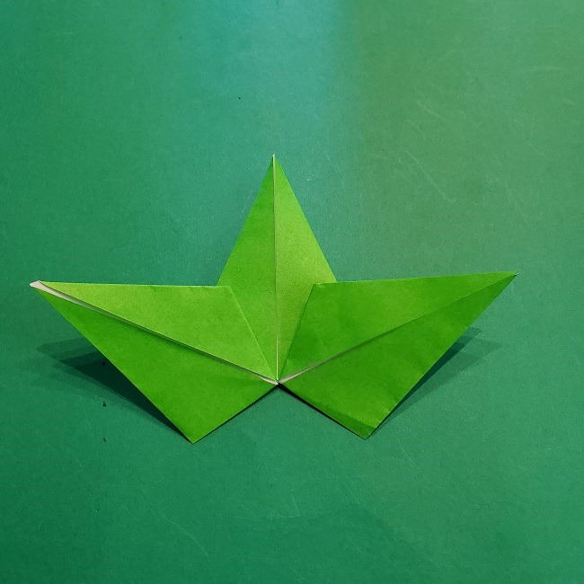折り紙の【竹の葉】折り方 (22)