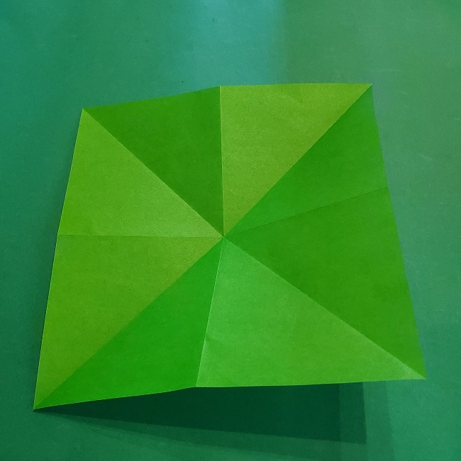 折り紙の【竹の葉】折り方 (8)