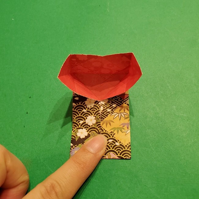 折り紙のくす玉(お正月)折り方・作り方 (12)