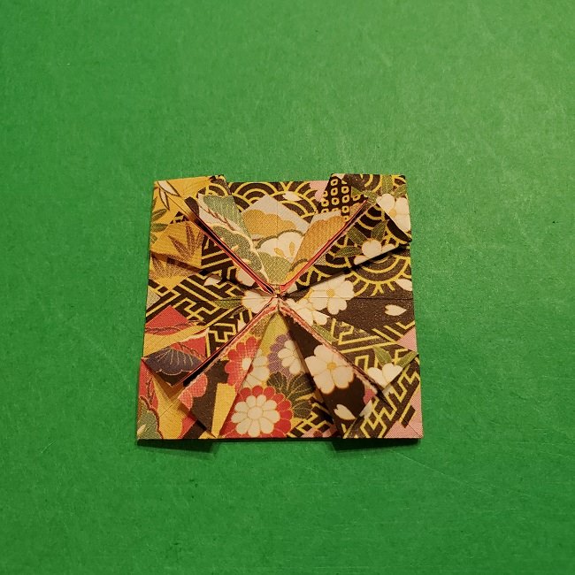 折り紙のくす玉(お正月)折り方・作り方 (19)
