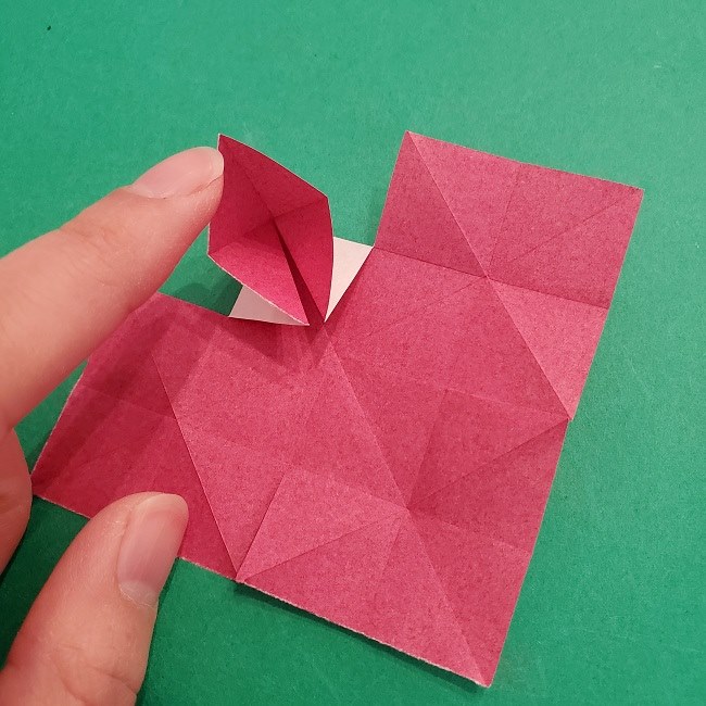 折り紙のくす玉(ハート・ミニサイズ)作り方 (12)