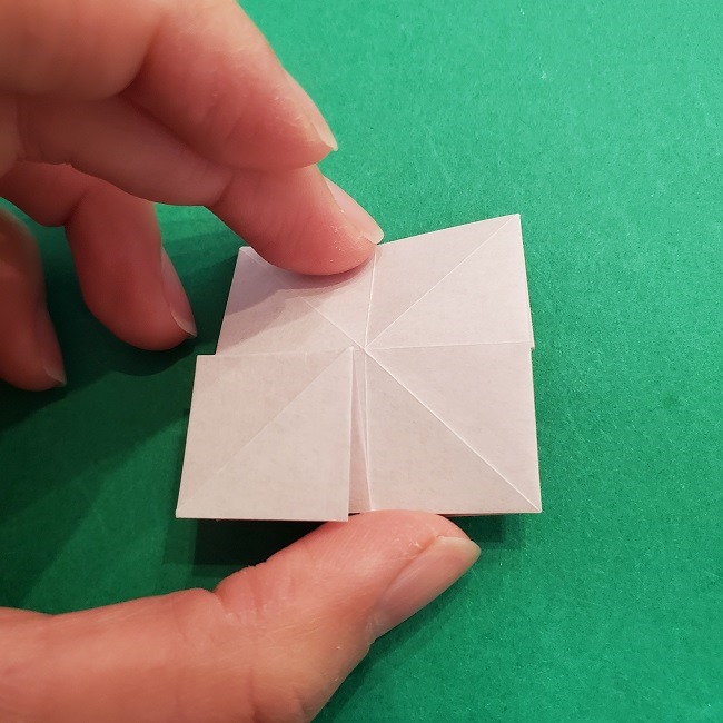 折り紙のくす玉(ハート・ミニサイズ)作り方 (17)