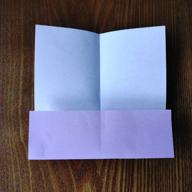 折り紙のハート(二色)の折り方・作り方 (4)