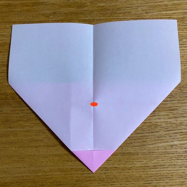 折り紙の腕時計(ハート型)の折り方・作り方 (10)