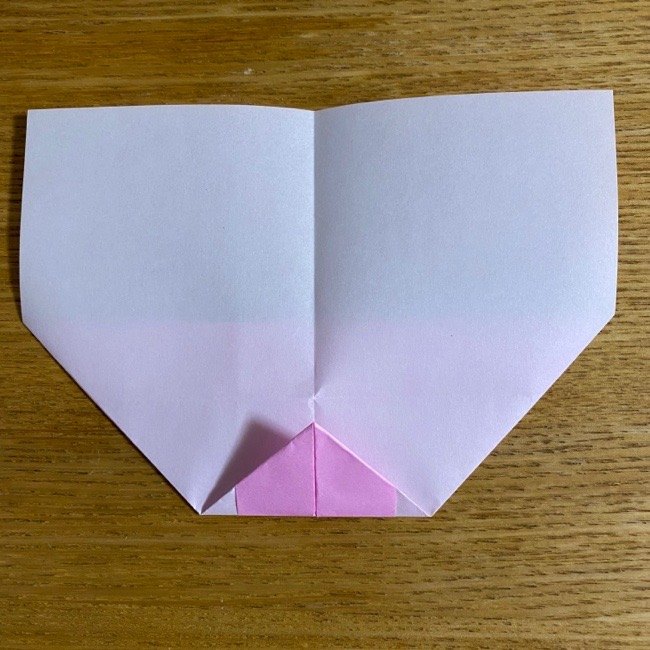 折り紙の腕時計(ハート型)の折り方・作り方 (11)