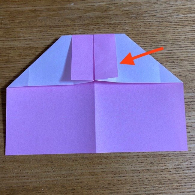 折り紙の腕時計(ハート型)の折り方・作り方 (12)