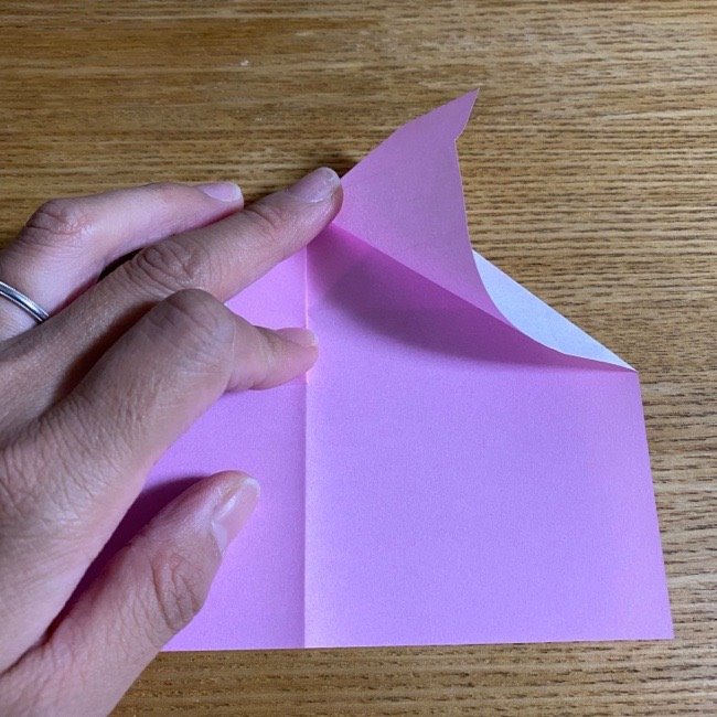 折り紙の腕時計(ハート型)の折り方・作り方 (13)
