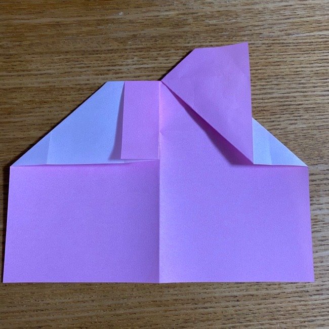 折り紙の腕時計(ハート型)の折り方・作り方 (14)