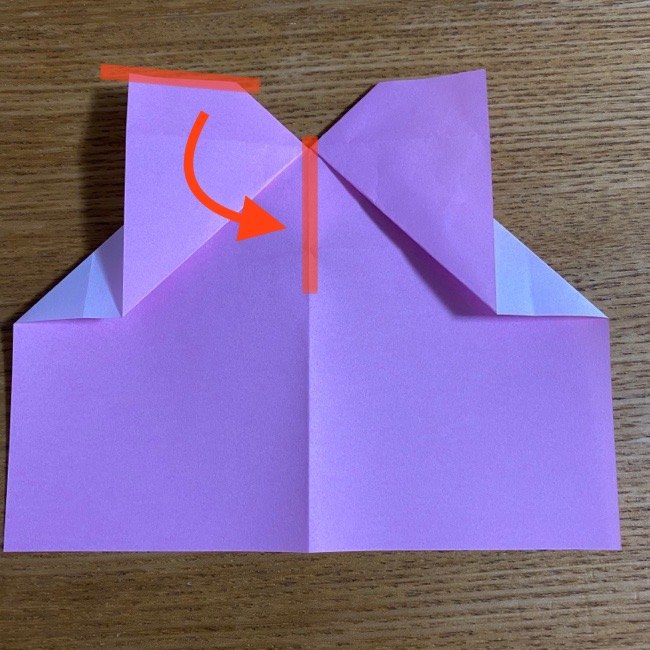 折り紙の腕時計(ハート型)の折り方・作り方 (15)