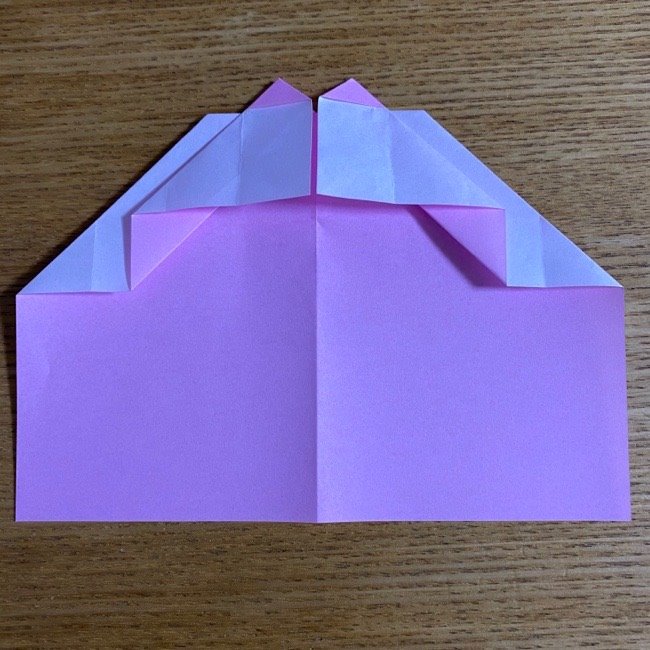 折り紙の腕時計(ハート型)の折り方・作り方 (17)