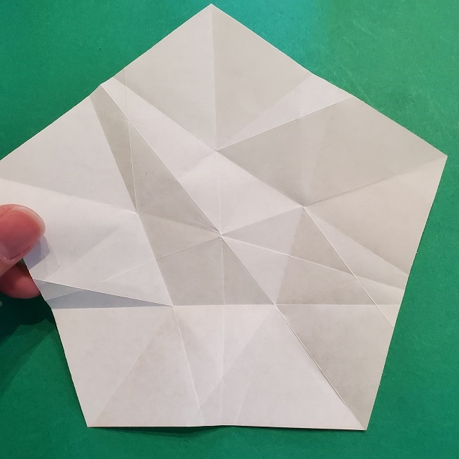 松竹梅【梅】の折り紙は正月飾りにも使える！折り方・作り方 (21)
