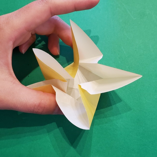 松竹梅【梅】の折り紙は正月飾りにも使える！折り方・作り方 (22)