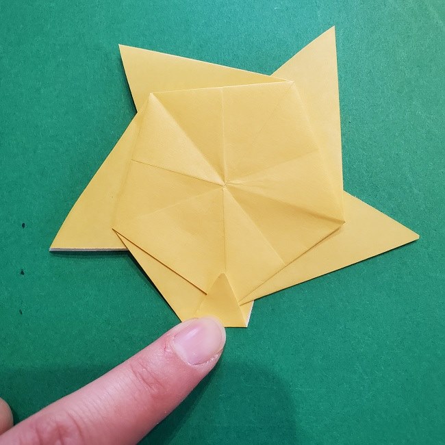 松竹梅【梅】の折り紙は正月飾りにも使える！折り方・作り方 (25)