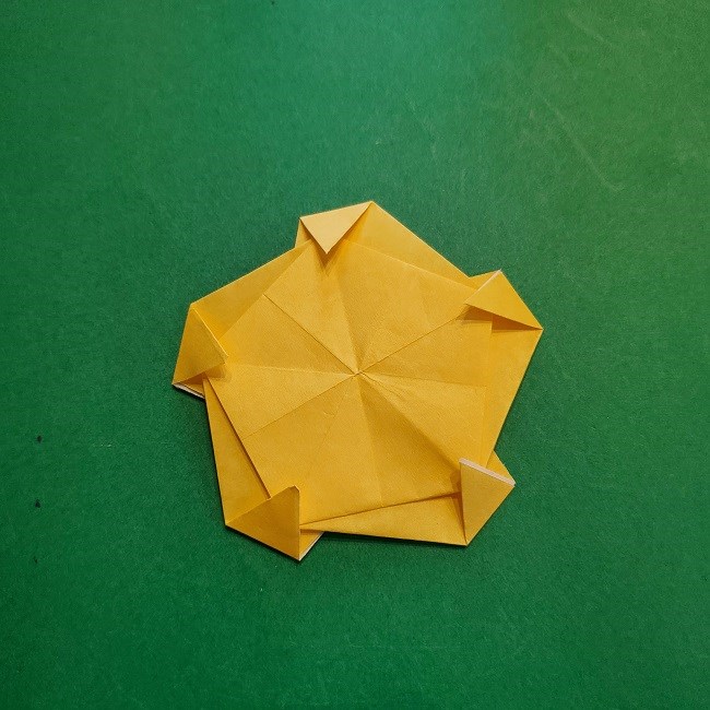 松竹梅【梅】の折り紙は正月飾りにも使える！折り方・作り方 (26)
