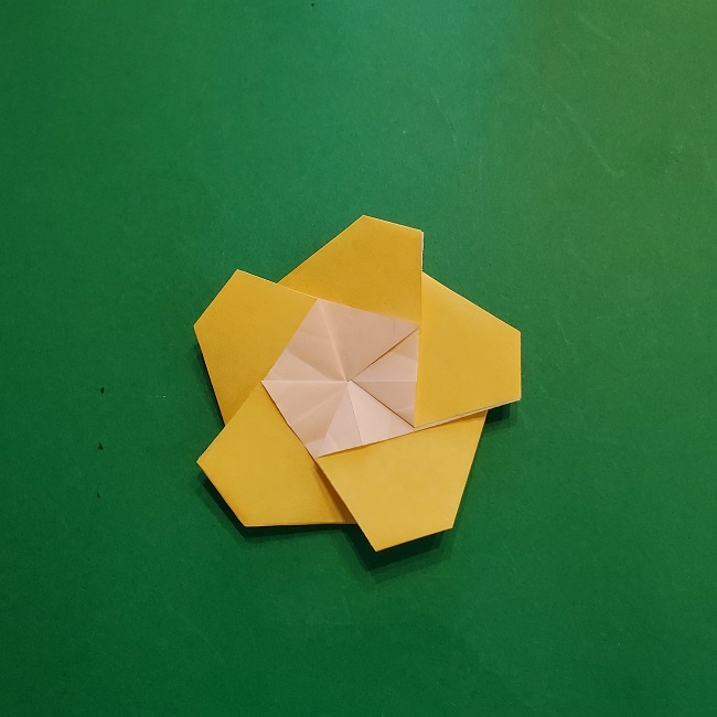 松竹梅【梅】の折り紙は正月飾りにも使える！折り方・作り方 (28)