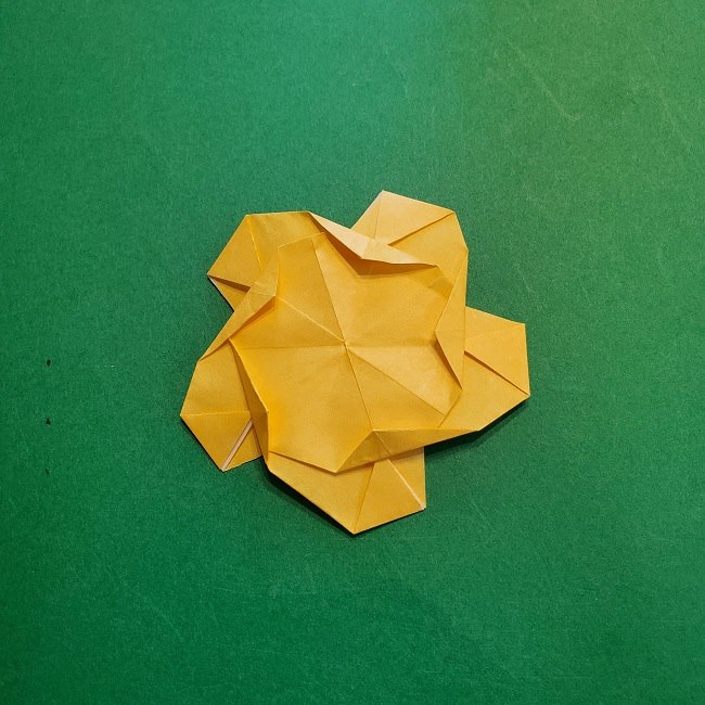 松竹梅【梅】の折り紙は正月飾りにも使える！折り方・作り方 (32)
