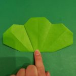 松竹梅の折り紙【松】の折り方・作り方は簡単♪1月に向けて4歳児と作ったよ！