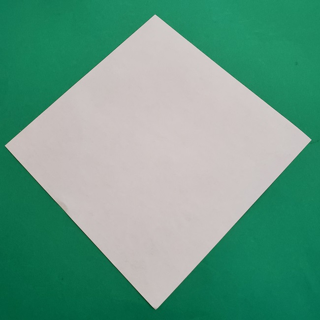 椿の折り紙(立体)の作り方・折り方 (1)