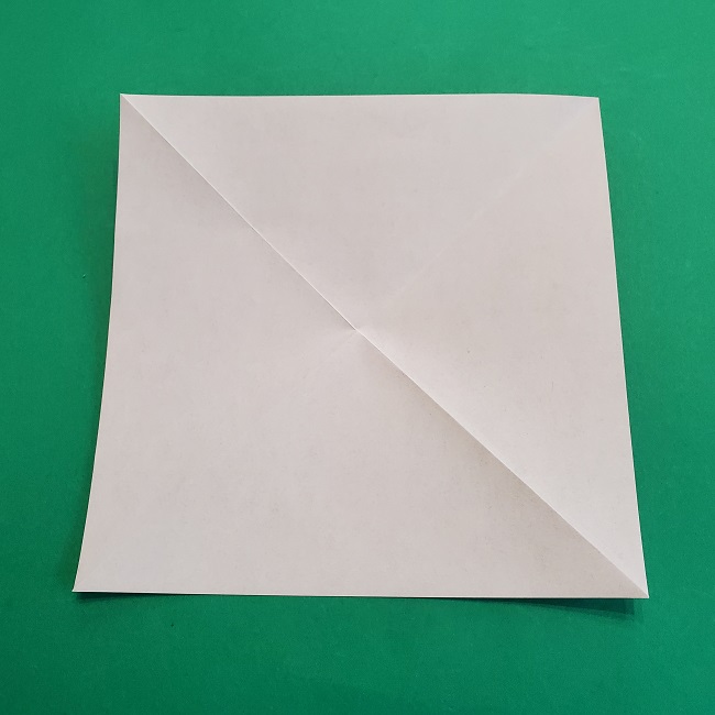椿の折り紙(立体)の作り方・折り方 (4)