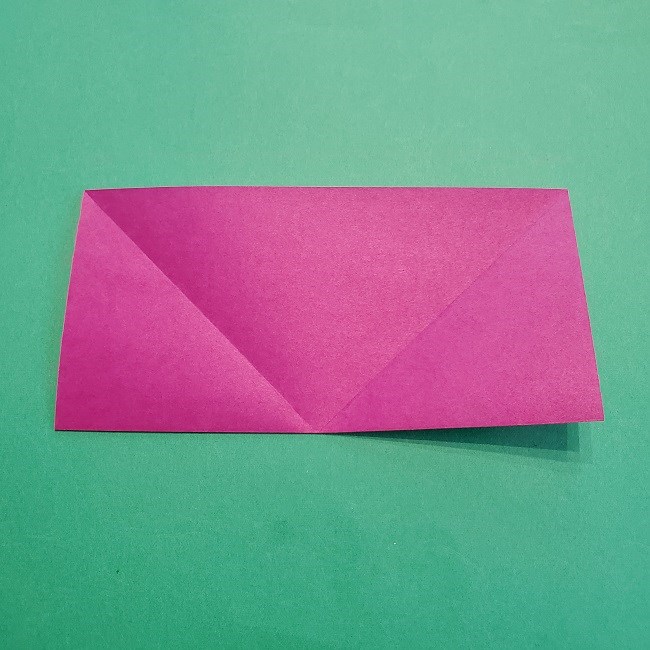 椿の折り紙(立体)の作り方・折り方 (5)