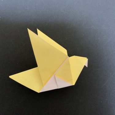 羽ばたく鳩の折り紙 簡単な折り方★幼児でもあっという間にできた作り方を紹介♪
