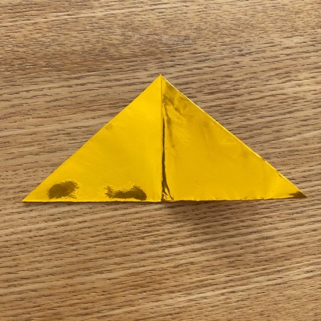 雛人形の扇子の折り紙：折り方 (4)
