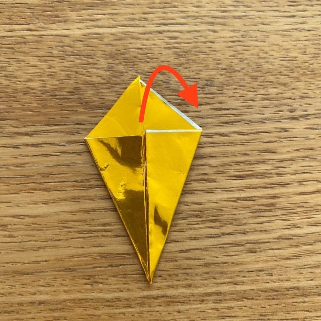 雛人形の扇子の折り紙：折り方 (6)