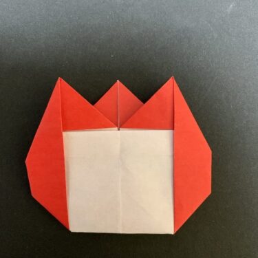 折り紙で簡単 チューリップの名札の作り方折り方 メッセージカード 席札にも 子供と楽しむ折り紙 工作