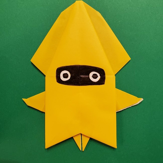 折り紙 マリオのゲッソー イカ の折り方作り方 オリガミキングにも登場するかわいいキャラクター 子供と楽しむ折り紙 工作