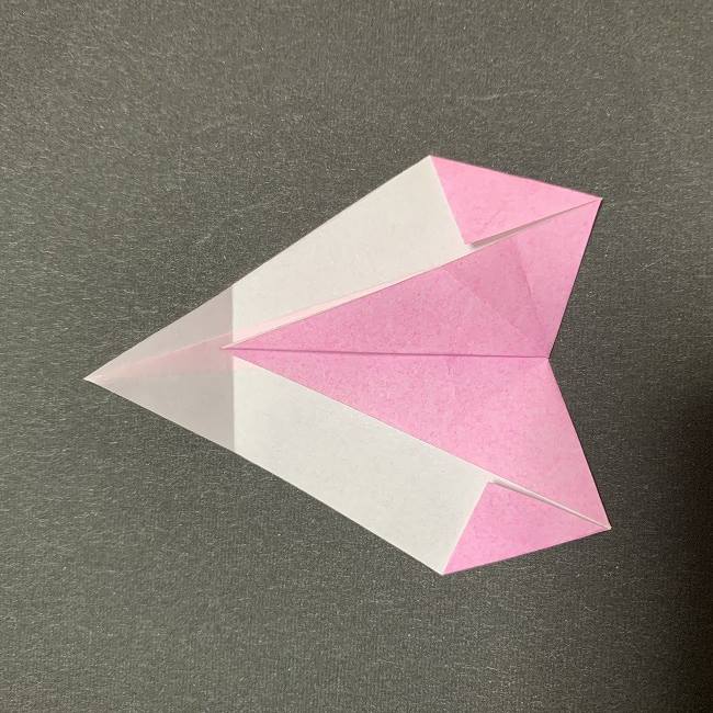 桜の花びら 折り紙の折り方作り方 1枚でできる簡単かわいい春の花 子供と楽しむ折り紙 工作