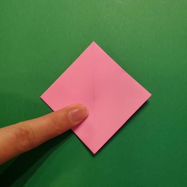 4月の折り紙 チューリップ(立体)の花＊作り方折り方 (20)