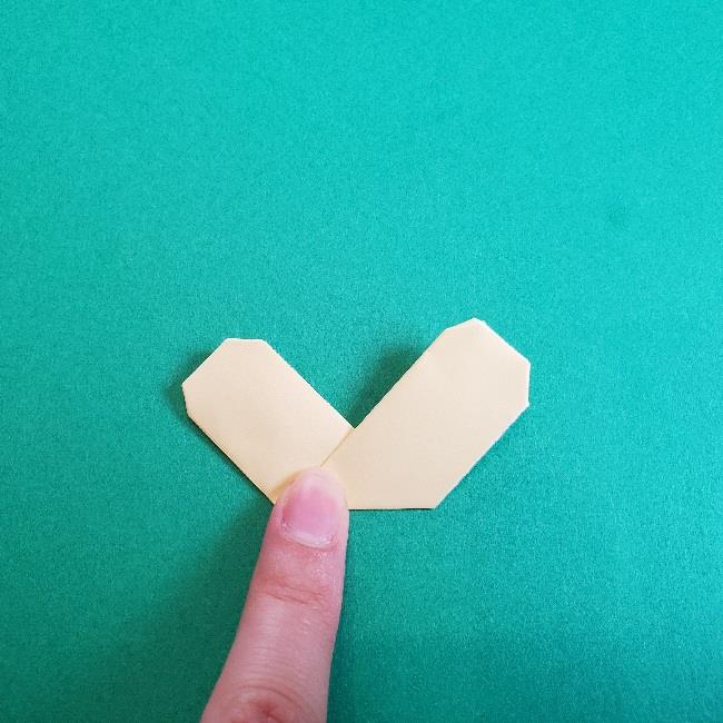 あつまれどうぶつの森の折り紙 簡単ジュンの折り方作り方 (16)