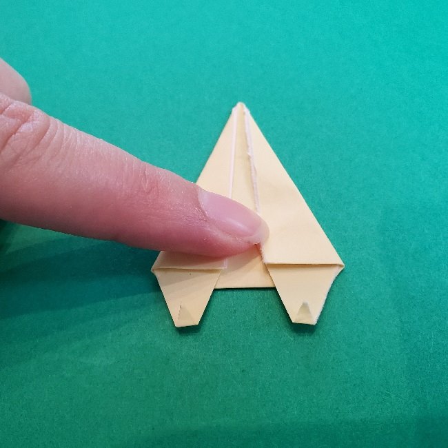 あつまれどうぶつの森の折り紙 簡単ジュンの折り方作り方 (23)