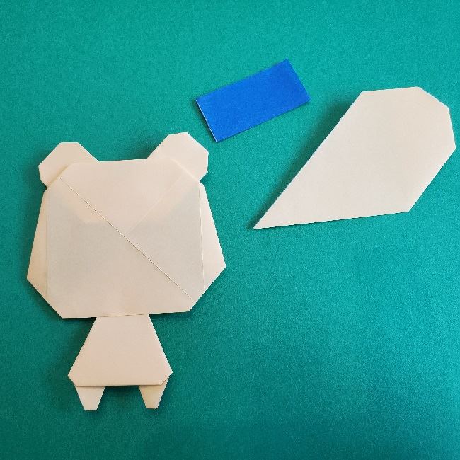 あつまれどうぶつの森の折り紙 簡単ジュンの折り方作り方 (32)