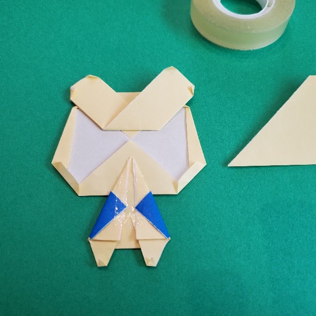 あつまれどうぶつの森の折り紙 簡単ジュンの折り方作り方 (34)