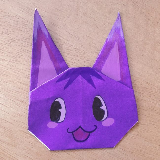あつ森キャラの折り紙ブーケの折り方作り方 (12)