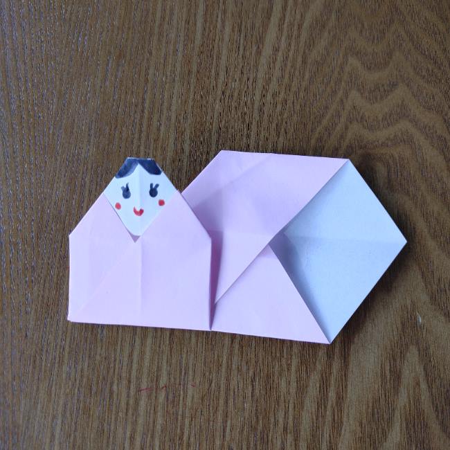 お雛様の箸袋の折り紙★折り方 作り方 (16)