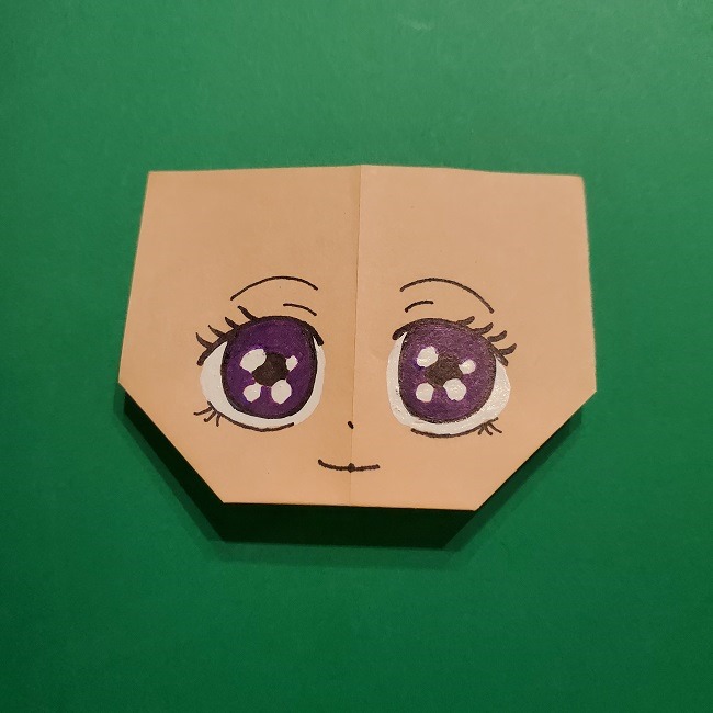 きめつのやいばの折り紙 胡蝶カナエの折り方作り方 (23)