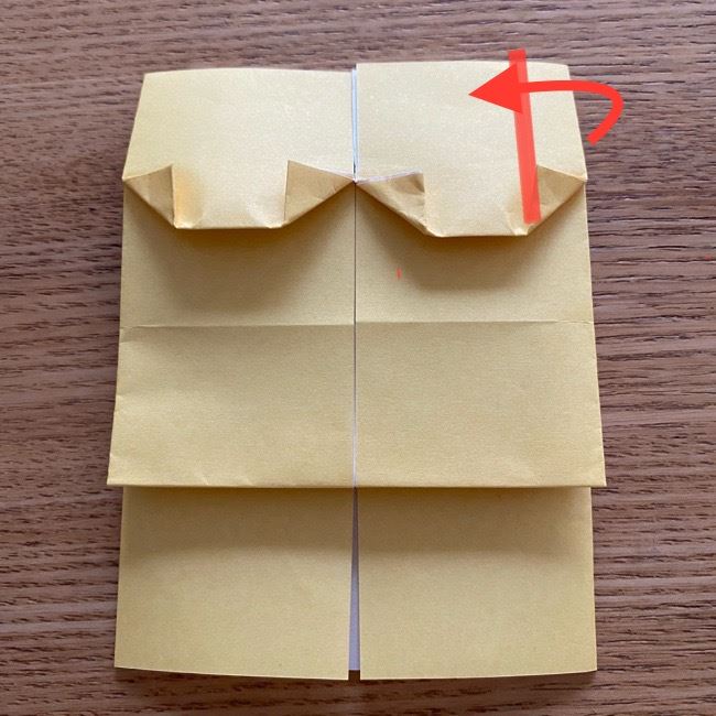 アンパンマン『チーズ』折り紙の折り方作り方 (25)