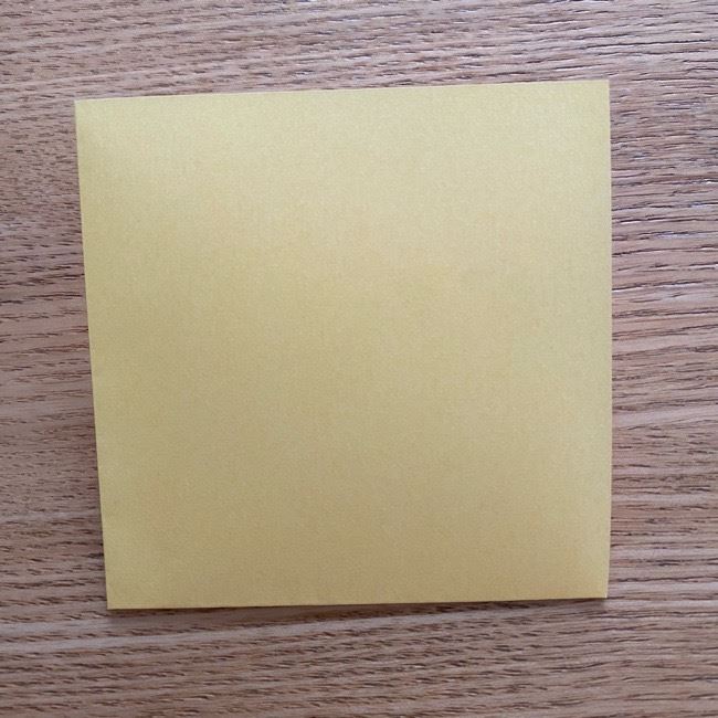 アンパンマン『チーズ』折り紙の折り方作り方 (3)