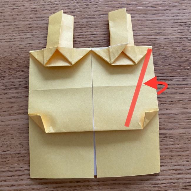アンパンマン『チーズ』折り紙の折り方作り方 (30)