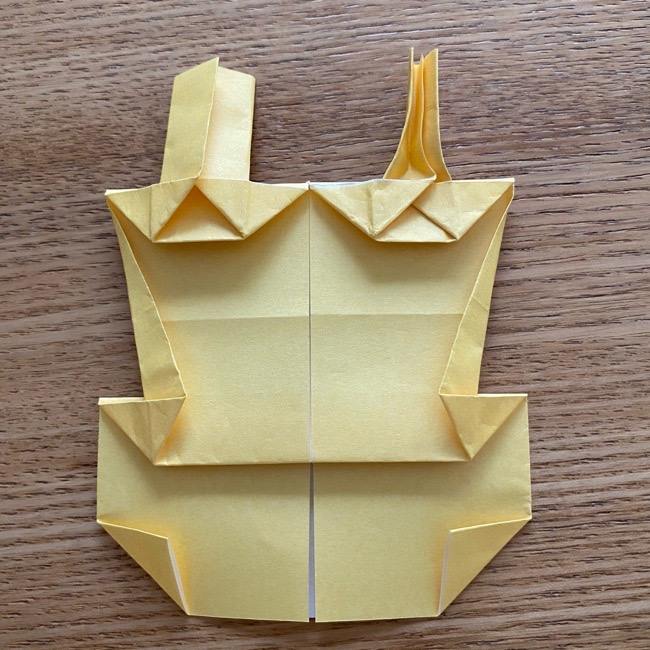 アンパンマン『チーズ』折り紙の折り方作り方 (34)