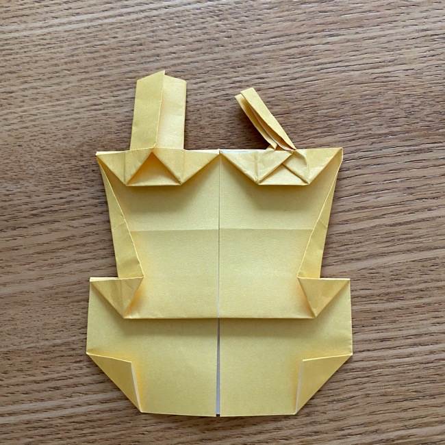 アンパンマン『チーズ』折り紙の折り方作り方 (35)