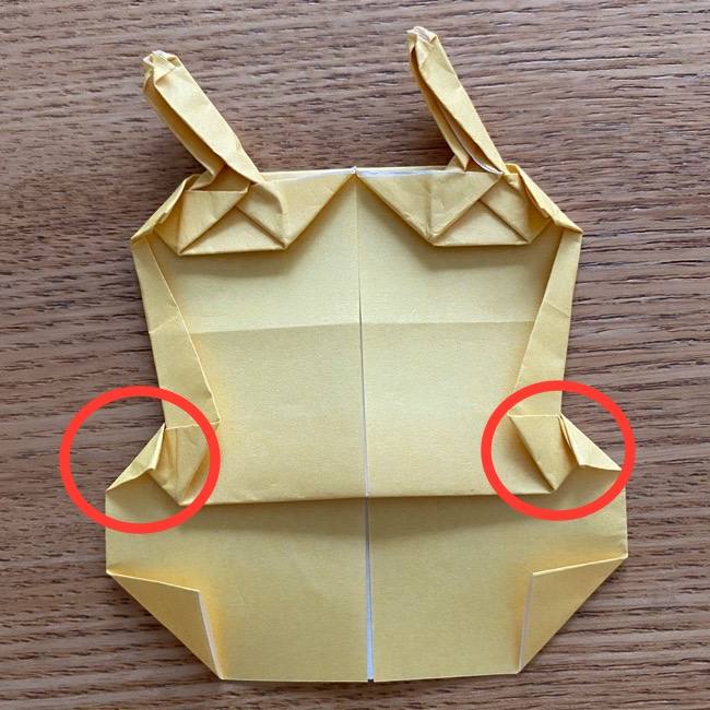 アンパンマン『チーズ』折り紙の折り方作り方 (39)