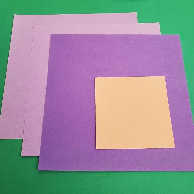 キュアアースの折り紙＊用意するもの (1)