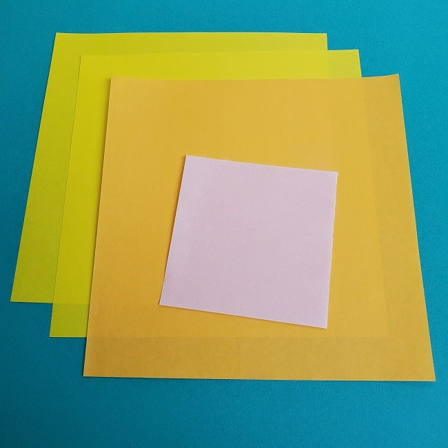 キュアスパークルの折り紙＊用意するもの (1)