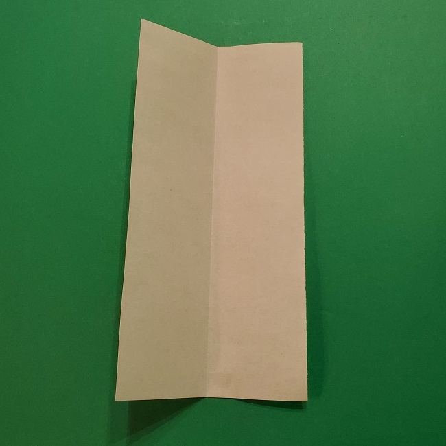 チューリップの折り紙 4歳児とつくった茎・葉(立体)の作り方 (24)