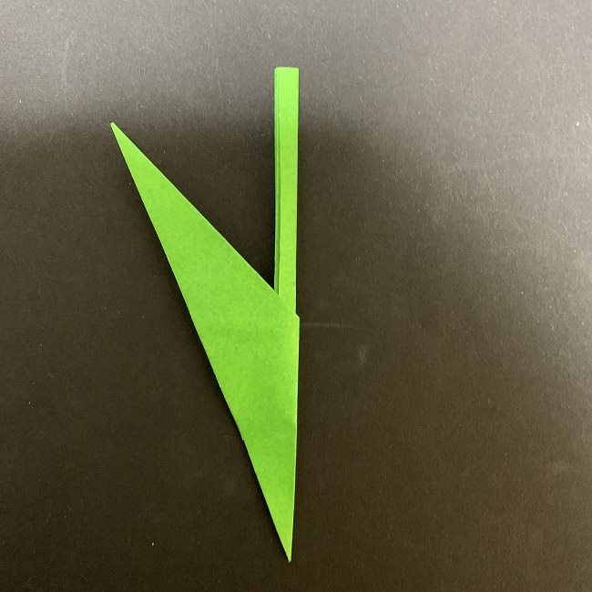 チューリップの茎・葉＊折り方作り方 (15)