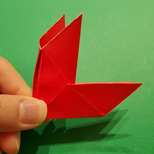 パックンフラワーの折り紙＊折り方作り方 (18)